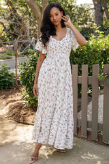 Joanie Smocked Dress | Baltic Born Cream Multi Floral