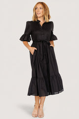 Mirielle Midi Dress | Baltic Born Black