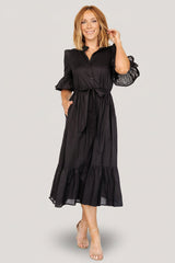 Mirielle Midi Dress | Baltic Born Black