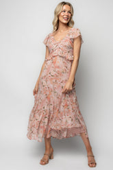 Teuila Midi Dress | Baltic Born Blush Floral