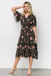 Spell Boho Midi Dress | Baltic Born Midnight Garden