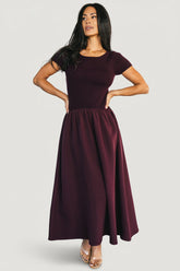 Angelique Midi Dress | Baltic Born Mulberry
