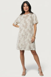 Rhea Sequin Short Dress | Baltic Born Ivory