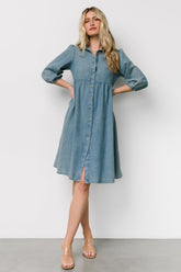 Sari Babydoll Dress | Baltic Born Chambray