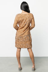 Mira Sequin Short Dress | Baltic Born Gold