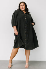 Sari Babydoll Dress | Baltic Born Washed Black