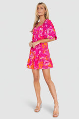 Levy Sweetheart Mini Dress | Baltic Born Fuchsia Multi