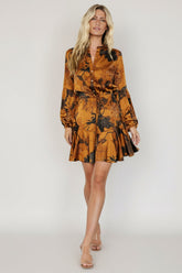 Venice Short Dress | Baltic Born Gold Floral