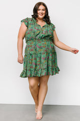 Rio Short Dress | Baltic Born Green Multi
