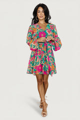 Wesley Mini Dress | Baltic Born Green Multi