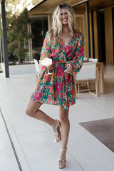 Wesley Mini Dress | Baltic Born Green Multi