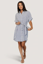 Nautical Shirt Dress | Baltic Born Blue Stripe