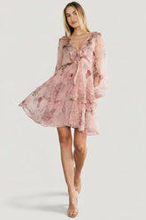 Zoemy Short Dress | Baltic Born Dusty Rose Floral