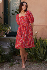 Gabbie Short Dress | Baltic Born Red Multi Floral