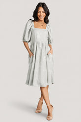 Avery Short Dress | Baltic Born Sage
