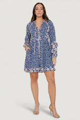 Aster Short Dress | Baltic Born Navy Multi Floral