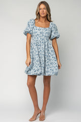 Enchanted Jacquard Dress | Baltic Born Dusty Blue