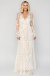 Gloria Lace Maxi Dress | Baltic Born Vintage Cream