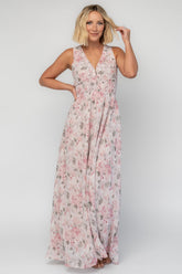 Imogen Maxi Dress | Baltic Born Dusty Mauve Floral