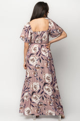 Aveline Maxi Dress | Baltic Born Dusty Mauve Floral