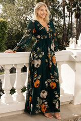 Olivia Maxi Dress | Baltic Born Deep Topaz Floral