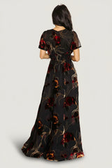 Valen Maxi Dress | Baltic Born Black Multi