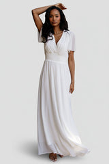 Birdie Maxi Dress | Baltic Born White