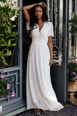 Birdie Maxi Dress | Baltic Born White