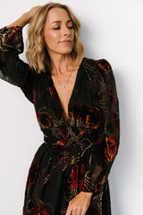 Mikla Maxi Dress | Baltic Born Black Multi