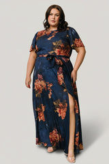 Colina Maxi Dress | Baltic Born Navy Floral