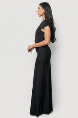 Leon One Shoulder Gown | Baltic Born Black