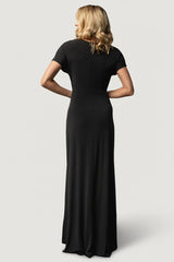 Annaeli Cross Front Maxi Dress | Baltic Born Black