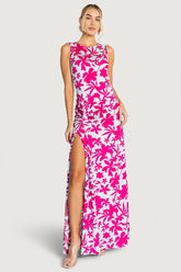 Risa Maxi Dress | Baltic Born Blue + Pink