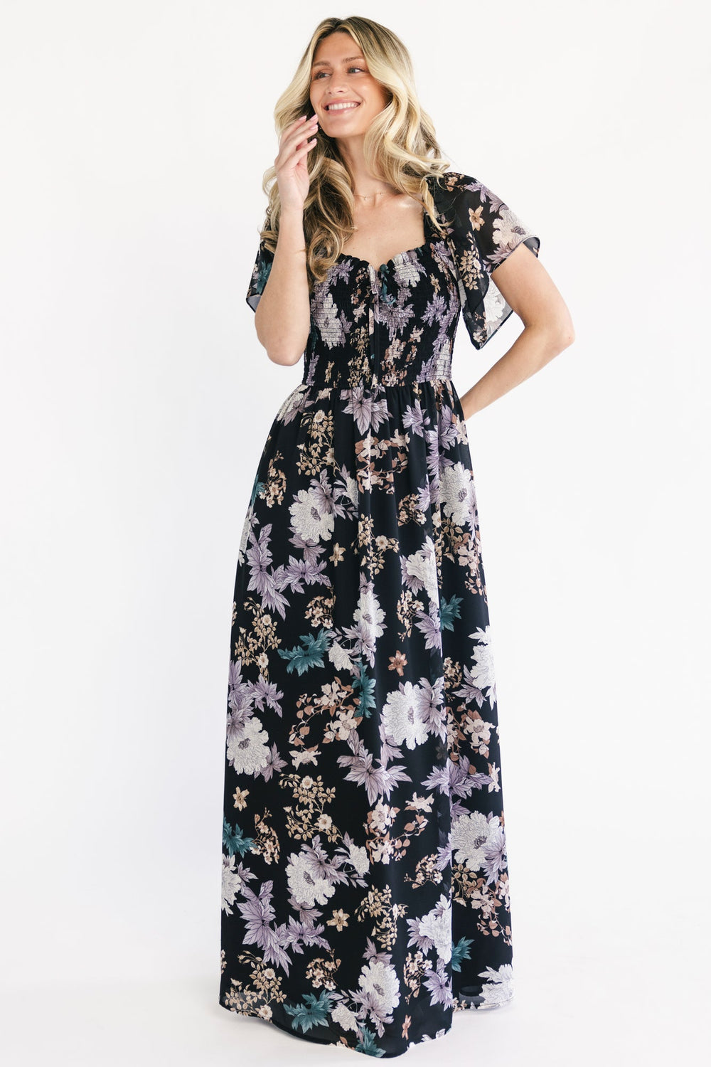Divine Maxi Dress | Baltic Born Black Multi