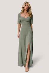 Sierra Sweetheart Maxi Dress | Baltic Born Eucalyptus