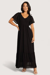 Monica Smocked Dress | Baltic Born Black