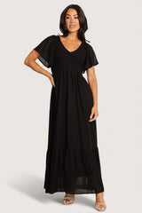 Monica Smocked Dress | Baltic Born Black