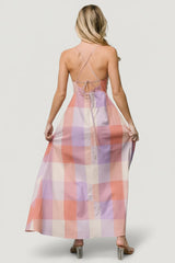 Ally Maxi Dress | Baltic Born Lavender + Coral Multi