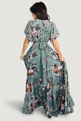 Katherine Maxi Dress | Baltic Born Dusty Green Floral