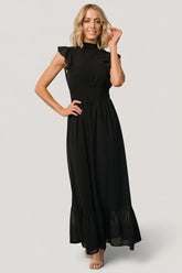 Kearny Ruffle Maxi Dress | Baltic Born Black