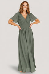 Birdie Maxi Dress | Baltic Born Dark Sage
