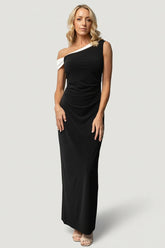 Valena Maxi Dress | Baltic Born Black + Ivory