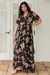 Katherine Maxi Dress | Baltic Born Black + Blush Floral