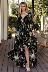 Kia Kimono Maxi Dress | Baltic Born Midnight Floral
