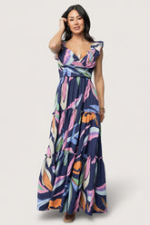 Mercedes Maxi Dress | Baltic Born Tropical Navy Multi