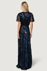 Muse Sequin Maxi Dress | Baltic Born Navy