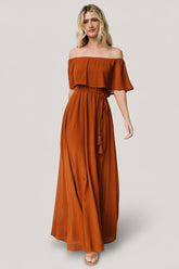 Victoria Off Shoulder Maxi Dress | Baltic Born Spice