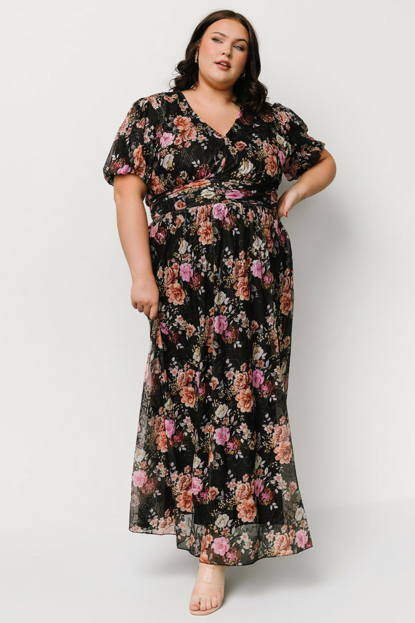 Ardley Maxi Dress | Baltic Born Black Multi Floral