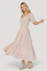 Mathilda Button Maxi Dress | Baltic Born Beige Floral