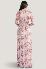 Fable Mesh Maxi Dress | Baltic Born Dusty Blush Mauve